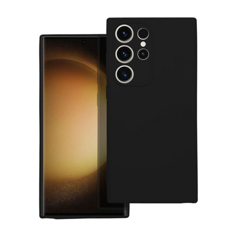 Θήκη Πλάτης Σιλικόνης Soft για Samsung Galaxy S24 Ultra - Χρώμα: Μαύρο
