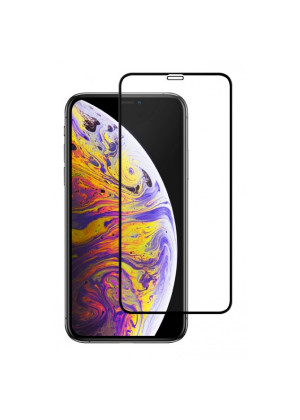 LeeWello Full Cover Full Glue Tζαμάκι Προστασίας Οθόνης για Apple iPhone X / XS - Χρώμα: Μαύρο