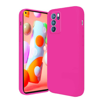 Θήκη Πλάτης Σιλικόνης Soft για Oppo Reno6 5G - Χρώμα: Φούξια