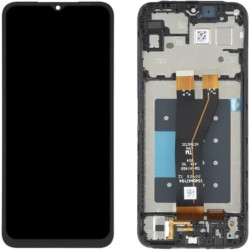 Complete LCD Incell Assembly  With Frame for Samsung Galaxy A05 A055F - Color: Black