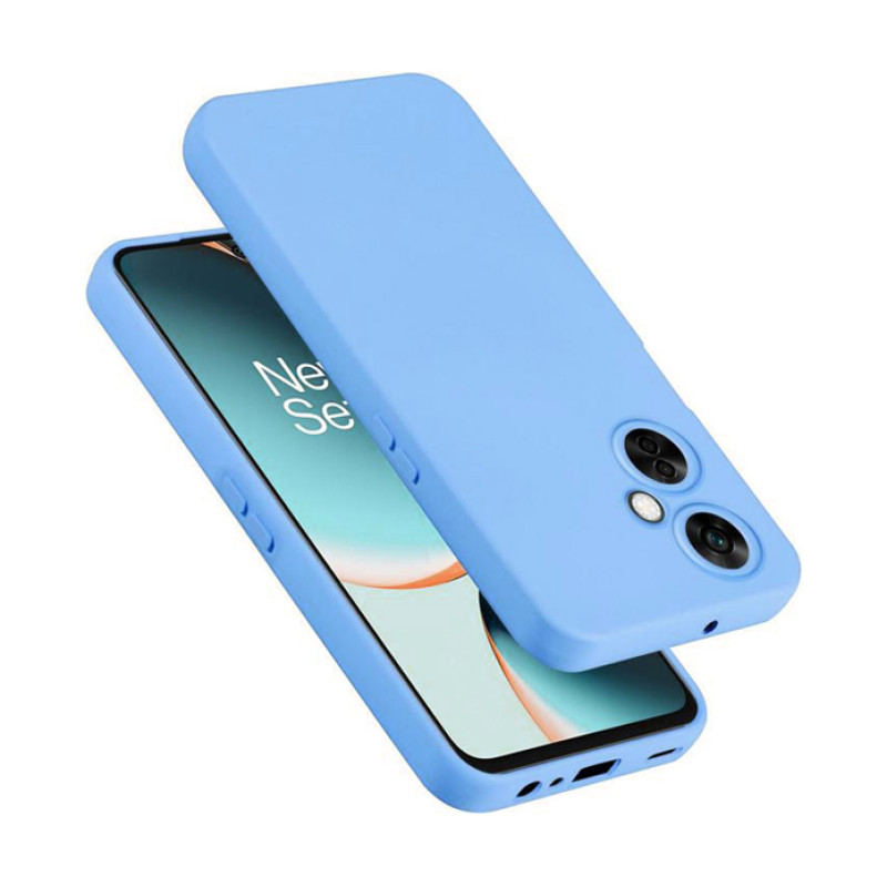 Θήκη Πλάτης Σιλικόνης Soft για Oneplus Nord CE 3 Lite - Χρώμα: Γαλάζιο