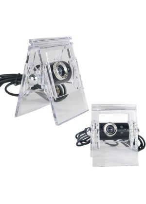 10MP Κάμερα Web Για Υπολογιστή με USB 2.0, 3x LED & Ενσωματωμένο Μικρόφωνο - Χρώμα: Μαύρο