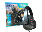 Konigsaigg K3 Pro Gaming Ακουστικά Υπολογιστή / PC Gaming Headset - Χρώμα: Μαύρο-Κόκκινο