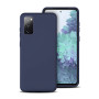 Θήκη Πλάτης Σιλικόνης Soft για Samsung Galaxy S20 FE - Χρώμα: Σκούρο Μπλε