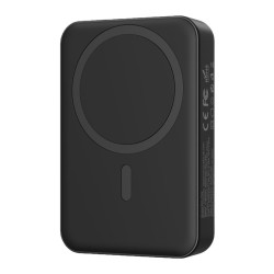 BWOO BO-P59 Magsafe Wireless Fast Charging PowerBank 20W Wired +15W Wireless Charge 10000mAh - Color: Black