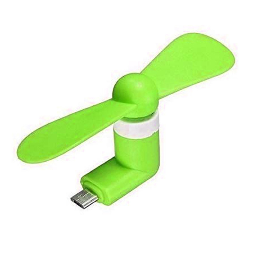 Μίνι Ανεμιστηράκι με Υποδοχή Micro USB - Χρώμα: Απαλό Πράσινο