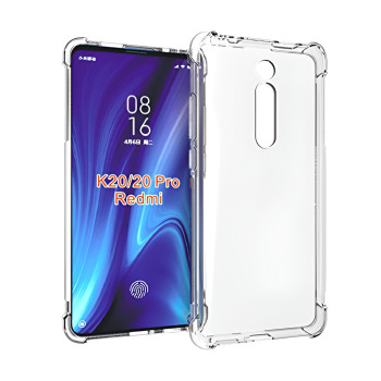 Θήκη Πλάτης Σιλικόνης Antishock για Xiaomi Mi 9T / 9T Pro - Χρώμα: Διάφανο