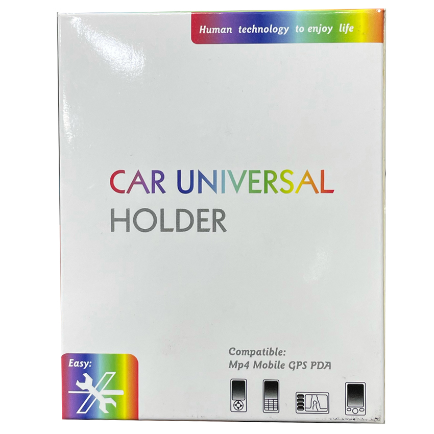 Βάση Κινητού Universal Car Phone Holder με Ταινία Διπλής Όψης - Χρώμα: Μαύρο