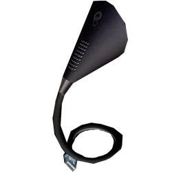 Andowl Q-A181 Rechargeable USB LED With Speaker & Bluetooth - Color: Black