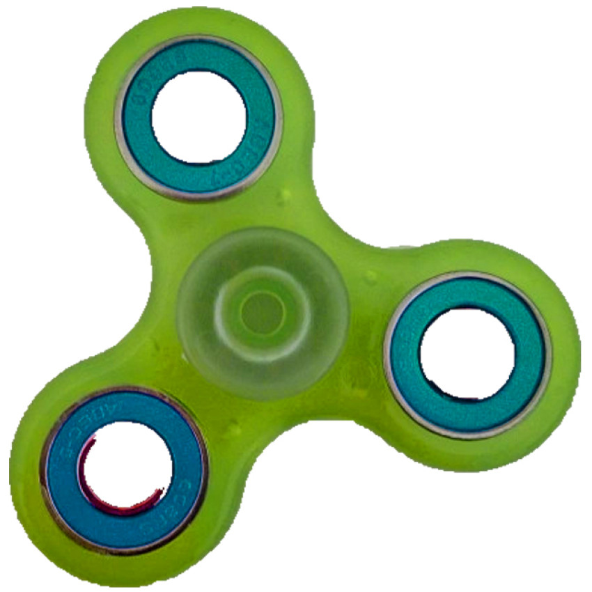 Αγχολυτικό Πλαστικό Παιχνίδι Fidget Spinner 5962-k - Χρώμα: Λαχανί - Γαλάζιο