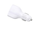 3 Port High-Speed 7A 35W USB Car Charger SY-KC368 - Color: White