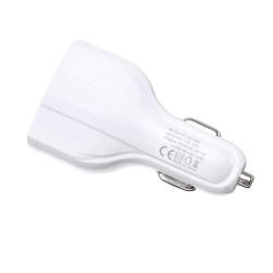 3 Port High-Speed 7A 35W USB Car Charger SY-KC368 - Color: White