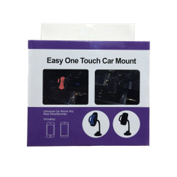 Adjustable Mobile Car Stand with Suction Cup - Color: Black - Blue
