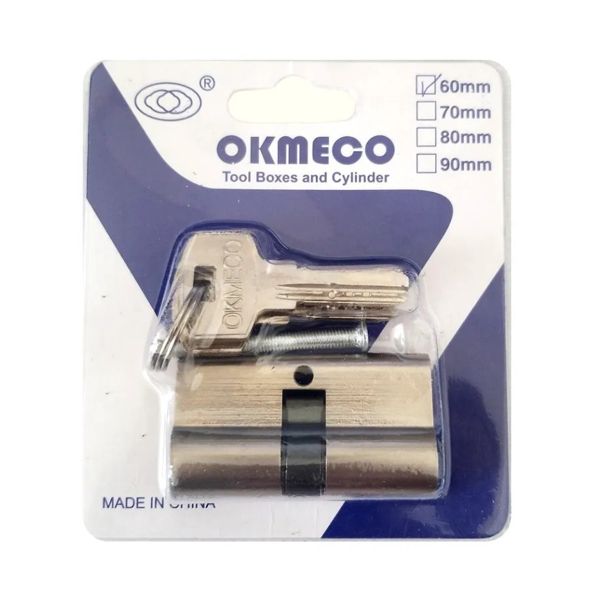 Okmeco Κύλινδρος Αφαλός Κλειδαριάς 60mm - Χρώμα: Χρυσό