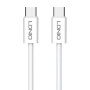 LDNIO LC901C 65W Καλώδιο Μεταφοράς Δεδομένων & Γρήγορης Φόρτισης με Θύρα Type-C σε Type-C (1m) - Χρώμα: Λευκό
