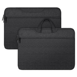 DUX DUCIS Horizontal Handbag LBTC Case Bag for Tablet / Macbook / Laptop 14'' - 15.4'' - Color: Black