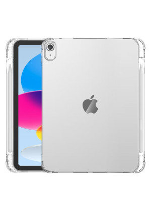 Anti Shock Back Cover Silicone Case for Ipad 10.8''/Air 4 10.9'' 2019/2020 - Color: Clear