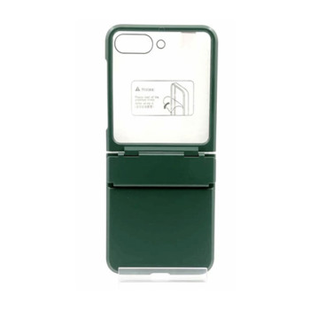 Πλαστική Ανθεκτική Θήκη Πλάτης για  Samsung Galaxy Z Flip 5 - Χρώμα: Σκούρο Πράσινο