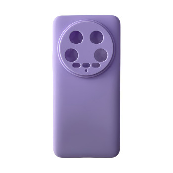 Θήκη Πλάτης Σιλικόνης Απλή για Xiaomi 14 Ultra - Χρώμα: Λιλά
