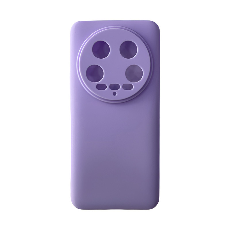 Θήκη Πλάτης Σιλικόνης Soft για Xiaomi 14 Ultra - Χρώμα: Λιλά