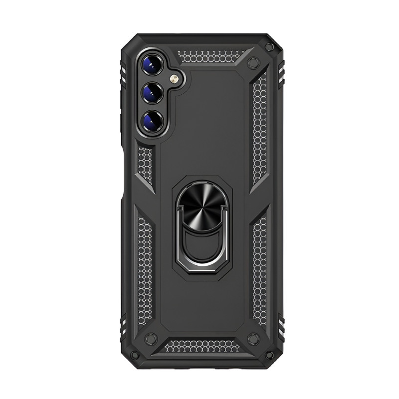 Σκληρή Θήκη Πλάτης Armor με Βάση Στήριξης για Samsung Galaxy A17 - Χρώμα: Μαύρο