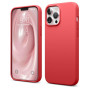 Θήκη Πλάτης Σιλικόνης Απλή για Apple iPhone 13 Pro Max - Χρώμα: Κόκκινο