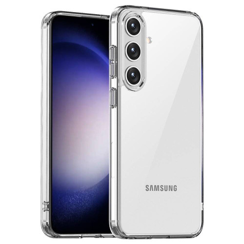 Θήκη Πλάτης Σιλικόνης Απλή για Samsung Galaxy S24 FE - Χρώμα: Διάφανο