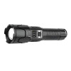 Ισχυρός Επαναφορτιζόμενος Φακός LED με Zoom & 3 Λειτουργίες Φωτός – Multifunctional Tactical Zoom Flashlight GHK-Q9002 - Χρώμα: Μαύρο