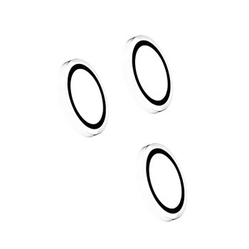 Full Cover Full Glue Tζαμάκι Προστασίας Πίσω Κάμερας για Apple 12 Pro Max - Χρώμα: Διάφανο/Μαύρο