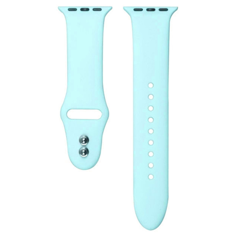 Smoothband Λουράκι Σιλικόνης με Pin για Apple Watch 38 / 40mm - Χρώμα: Γαλάζιο
