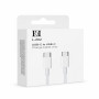 LOL L-202 Καλώδιο Φόρτισης & Μεταφοράς Δεδομένων USB-C σε USB-C (1m) - Χρώμα: Λευκό