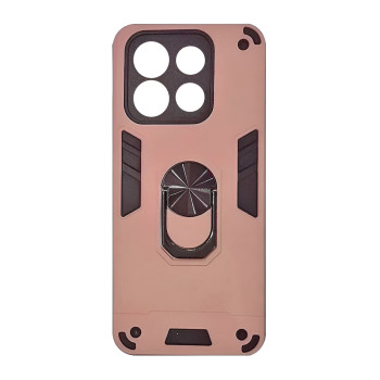 Σκληρή Θήκη Πλάτης Armor με Βάση Στήριξης για Xiaomi Redmi Note 13 Pro 5G - Χρώμα: Ροζ Χρυσό