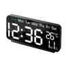 Επιτραπέζιο Ψηφιακό Ρολόι LED με Αισθητήρα Θερμοκρασίας & Υγρασίας VST-912 - Χρώμα: Μαύρο
