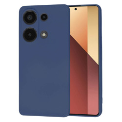 Θήκη Πλάτης Σιλικόνης Soft για Xiaomi Poco M6 - Χρώμα: Σκούρο Μπλε