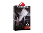 3 Port High-Speed 7A 35W USB Car Charger SY-KC368 - Color: White