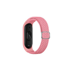 Fabric Strap for Xiaomi Mi Band 5/Mi Smart Band 6 - Color: Pink
