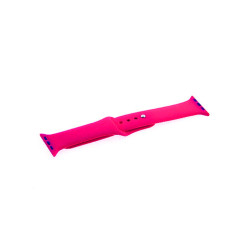 Smoothband Λουράκι Σιλικόνης με Pin για Apple Watch 38 / 40mm - Χρώμα: Φούξια