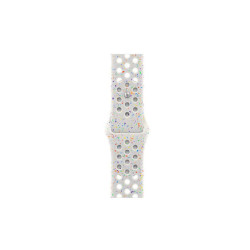Smoothband Λουράκι Σιλικόνης με Pin & για Apple Watch 42/44/45mm - Χρώμα: Pure Platinum