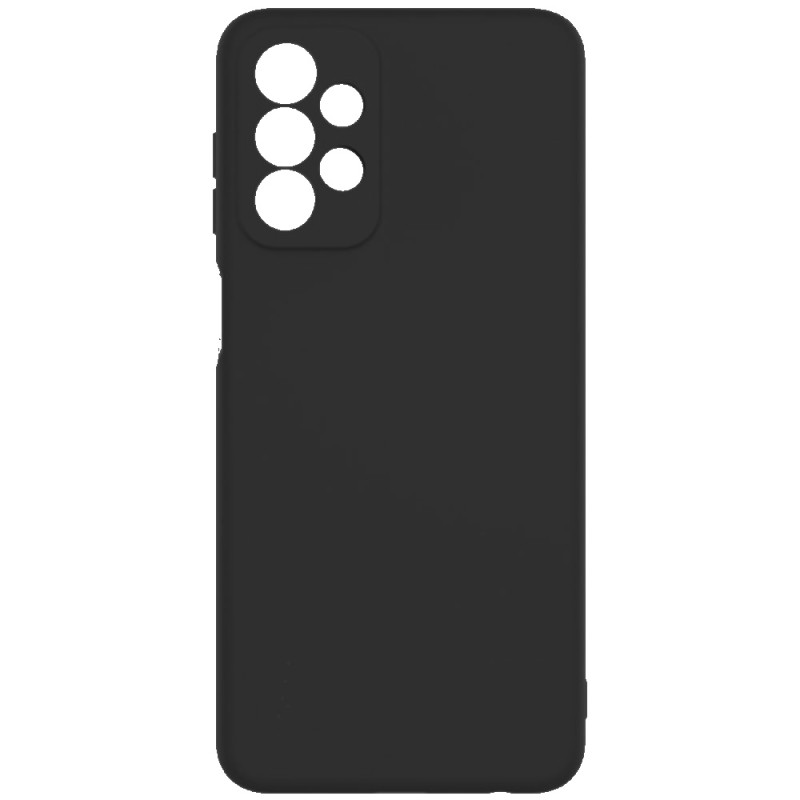 Θήκη Πλάτης Σιλικόνης Soft για Samsung Galaxy A23 - Χρώμα: Μαύρο