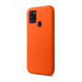 Θήκη Πλάτης Σιλικόνης Απλή για Samsung Galaxy M31 - Χρώμα: Πορτοκαλί