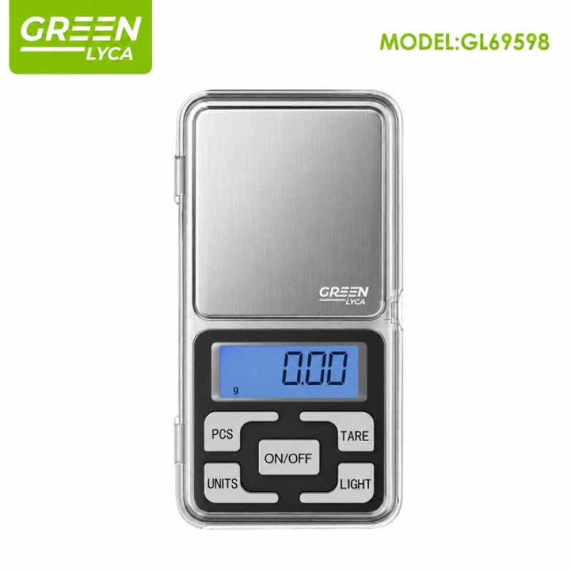 GREEN LYCA GL69598 Ψηφιακή Μίνι Ζυγαριά για Κοσμήματα ή Χρυσό 0.01 gram/ 500 gram - Χρώμα: Μαύρο