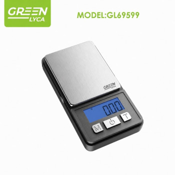 GREEN LYCA GL69599 Ψηφιακή Μίνι Ζυγαριά για Κοσμήματα ή Χρυσό 0.01 Gram/ 200 Gram - Χρώμα: Μαύρο