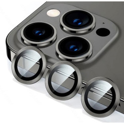 Camera Tempered Glass for iPhone 13 Pro / 13 Pro Max - Color: Dark Grey