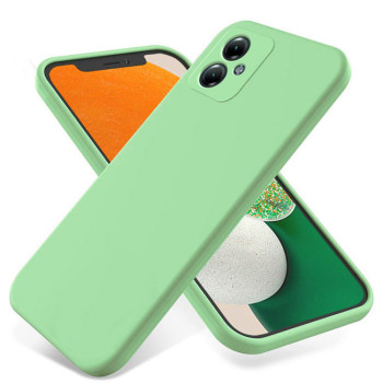 Θήκη Πλάτης Σιλικόνης Soft για Motorola G54 - Χρώμα: Απαλό Πράσινο