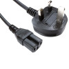 Καλώδιο Τροφοδοσίας SCHUKO IEC UK 3 Pin Mains Plug 1.6m - Χρώμα: Μαύρο