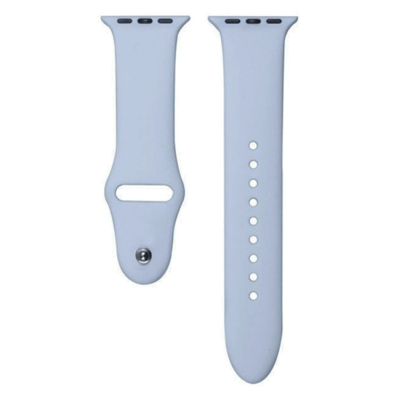 Smoothband Λουράκι Σιλικόνης με Pin για Apple Watch 42 / 44mm - Χρώμα: Baby Blue