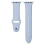 Smoothband Λουράκι Σιλικόνης με Pin για Apple Watch 42 / 44mm - Χρώμα: Baby Blue