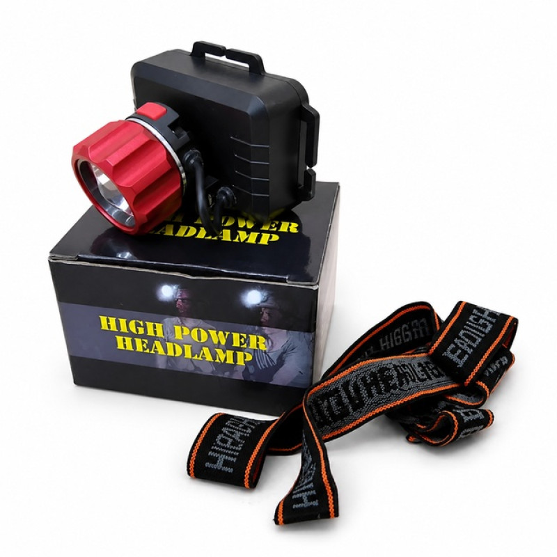 Μίνι Επαναφορτιζόμενος Φακός LED Κεφαλής High Power Headlamp T3 180132 - Χρώμα: Μαύρο