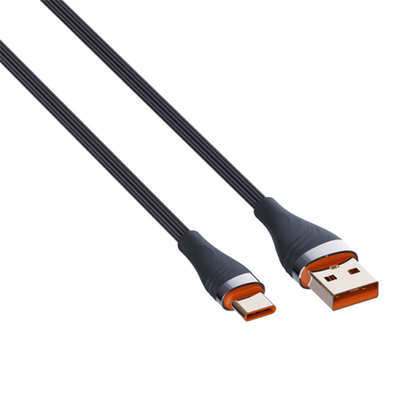 LDNIO LS692 Καλώδιο Φόρτισης & Μεταφοράς Δεδομένων 30W USB-A σε Type-C 2m - Χρώμα: Μαύρο