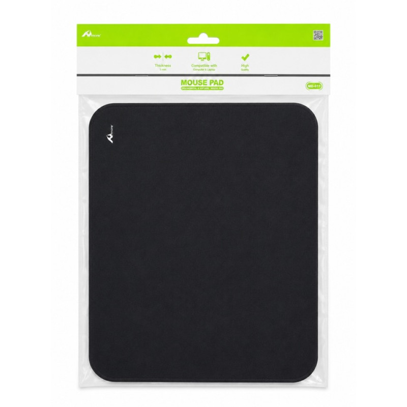 HOME MD-011 Αντιολισθητικό Mouse Pad 210*260*3mm - Χρώμα: Μαύρο